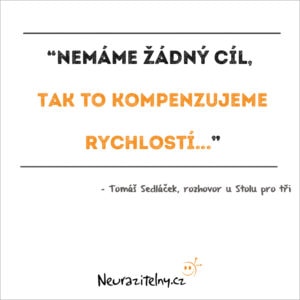 Tomáš Sedláček rozhovor citáty 2