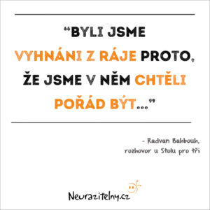 Radvan Bahbouh rozhovor citáty 2